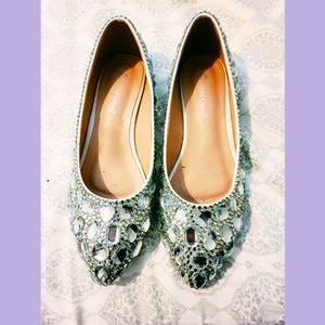 💎Super Rhinestone Lux Bling Flats💎